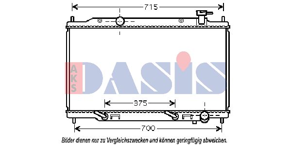 AKS DASIS Radiators, Motora dzesēšanas sistēma 070153N